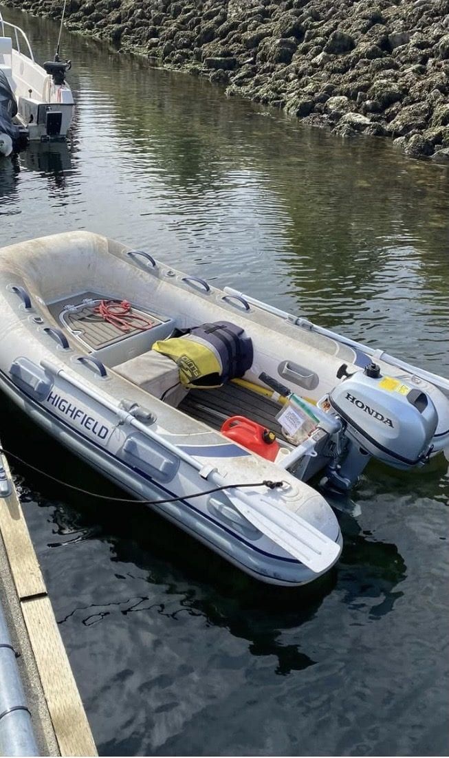 Dinghy showed up at our dock in Campbell River — anyone missing one?