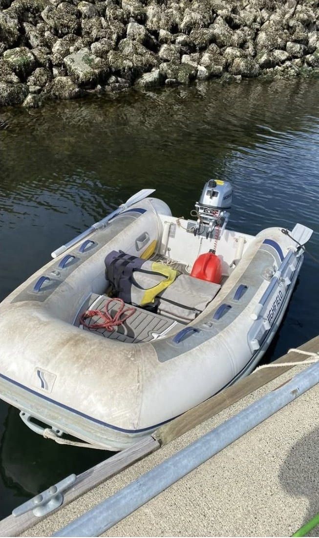 Dinghy showed up at our dock in Campbell River — anyone missing one?