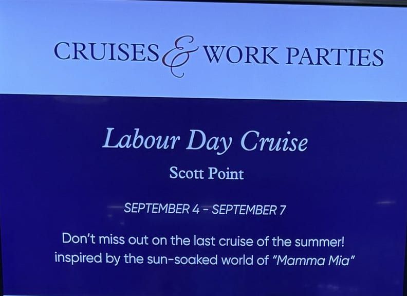 Labour Day cruise — Scott Point