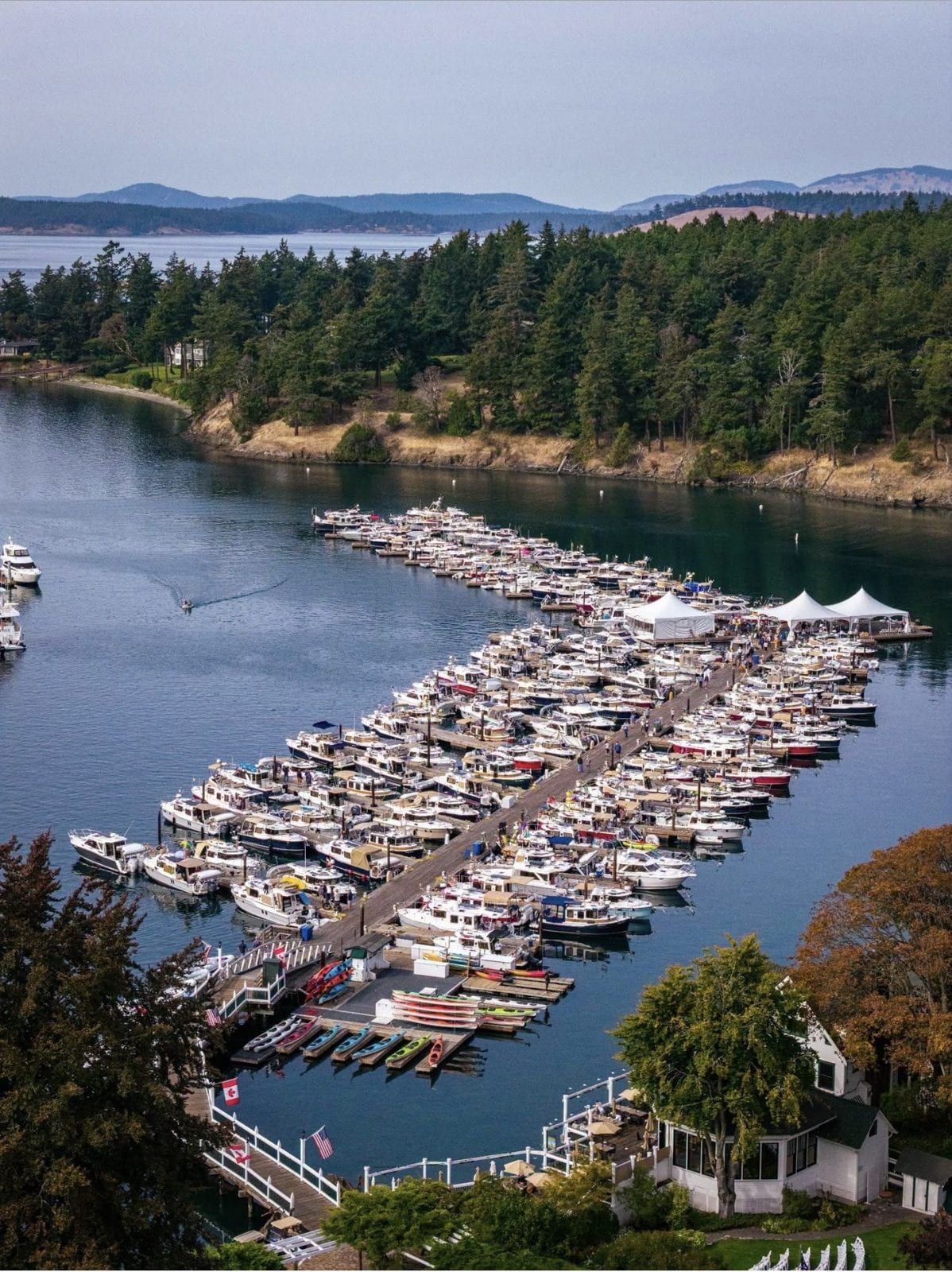 Over 200 Ranger Tugs, Cutwaters and Solaras fill Roche Harbor for their annual rendezvous
