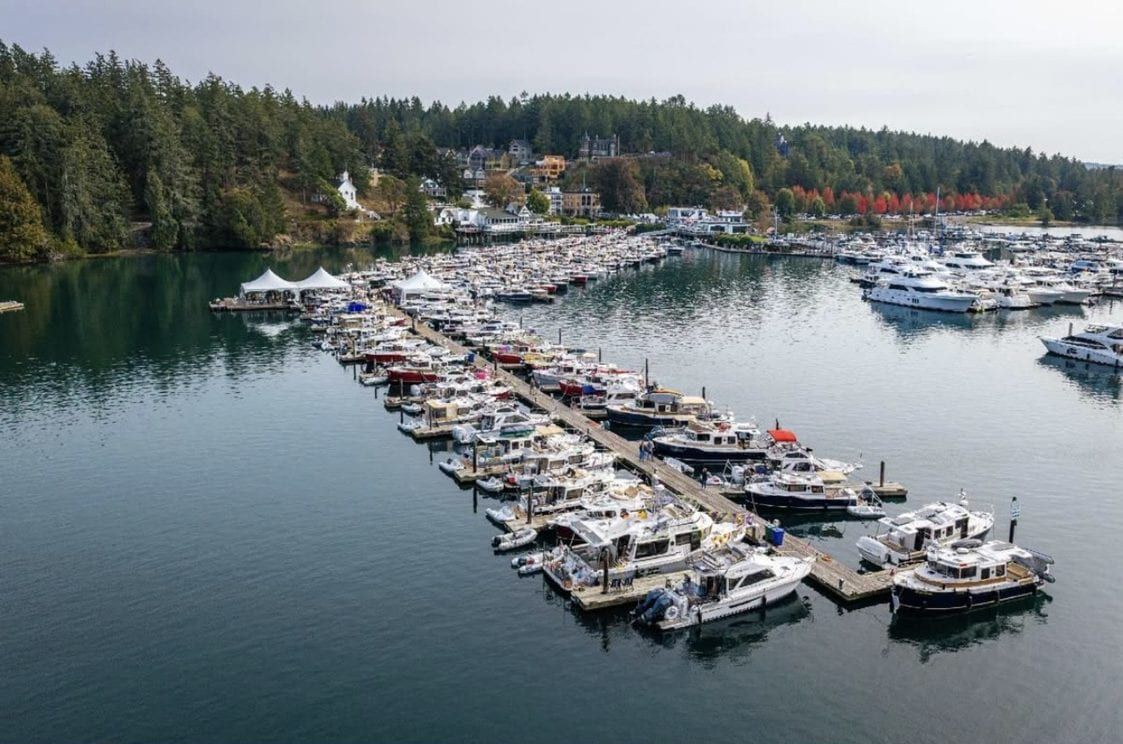 Over 200 Ranger Tugs, Cutwaters and Solaras fill Roche Harbor for their annual rendezvous