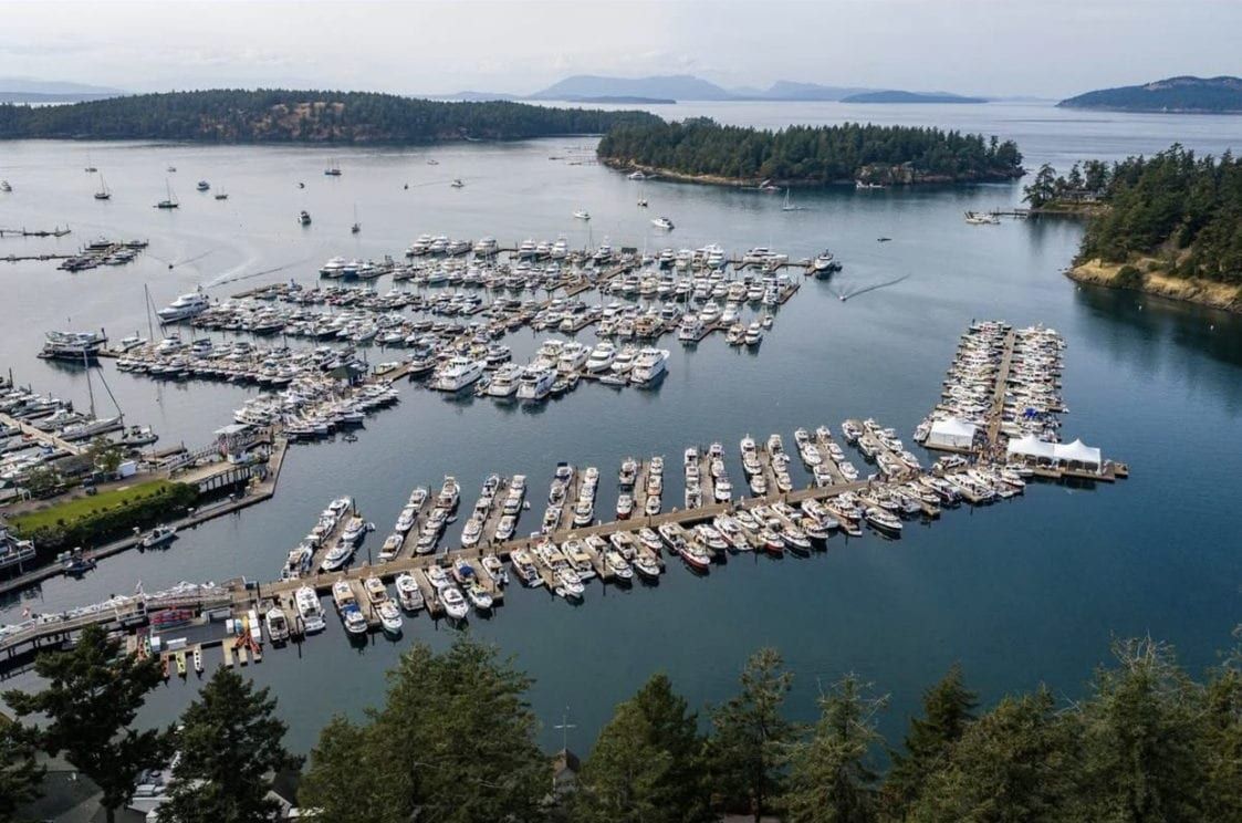 Over 200 Ranger Tugs, Cutwaters and Solaras fill Roche Harbor for their annual rendezvous