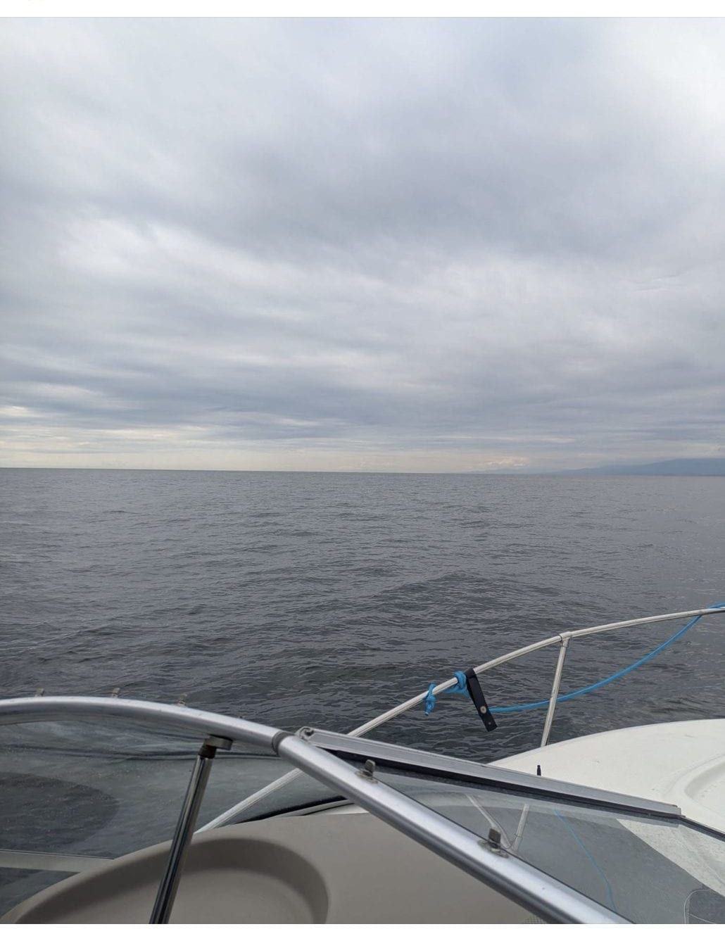 Active Pass to Wreck Beach — some whitecaps but manageable