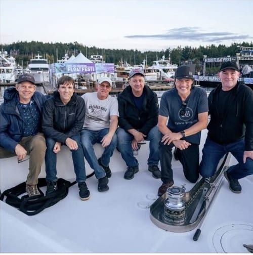 Picking up Big Head Todd & the Monsters in Anacortes for an evening cruise to Roche Harbor