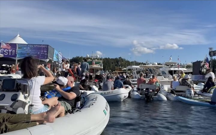 SJIYC members — post a photo if you're out on the water at Float Fest today!