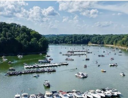 Lake Monroe party cove, Indiana — September 5, 2026