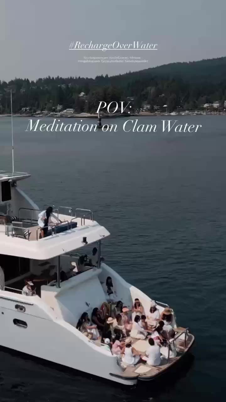 Recharge over water — a morning meditation on the calm water