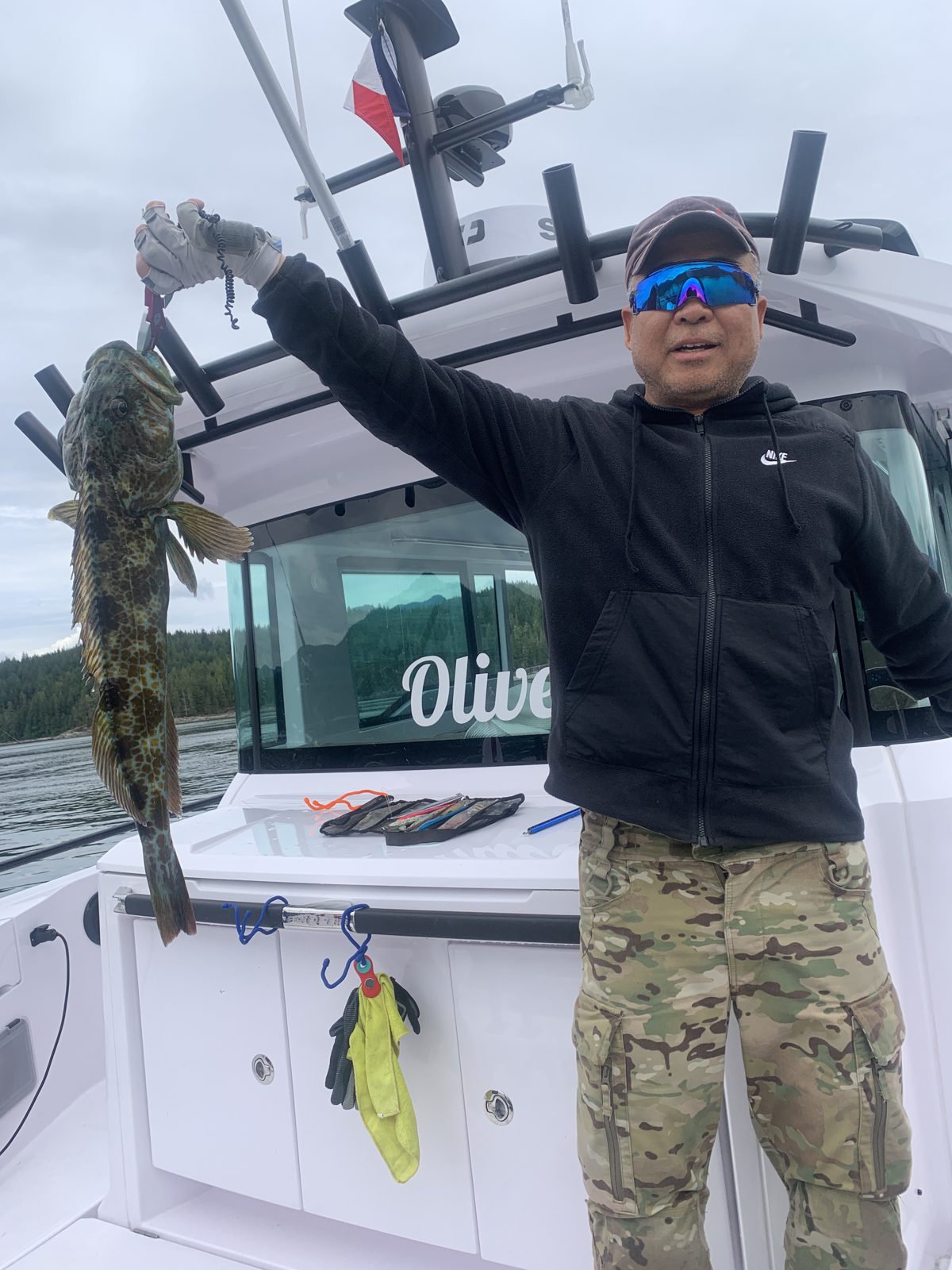 Lingcod on the jig